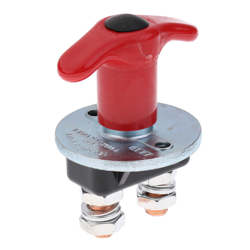 Car Battery Protective Double Poles Disconnect Isolator Knob Switch