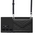 thumbnail image 4 of for Samsung Galaxy S24 Ultra Slim Case with Card Holders and Strap for Women, Samsung Galaxy S24 Ultra Phone Case Wallet PU Leather Kickstand RFID Blocking Flip Shockproof Wallet Case - Black, 4 of 11