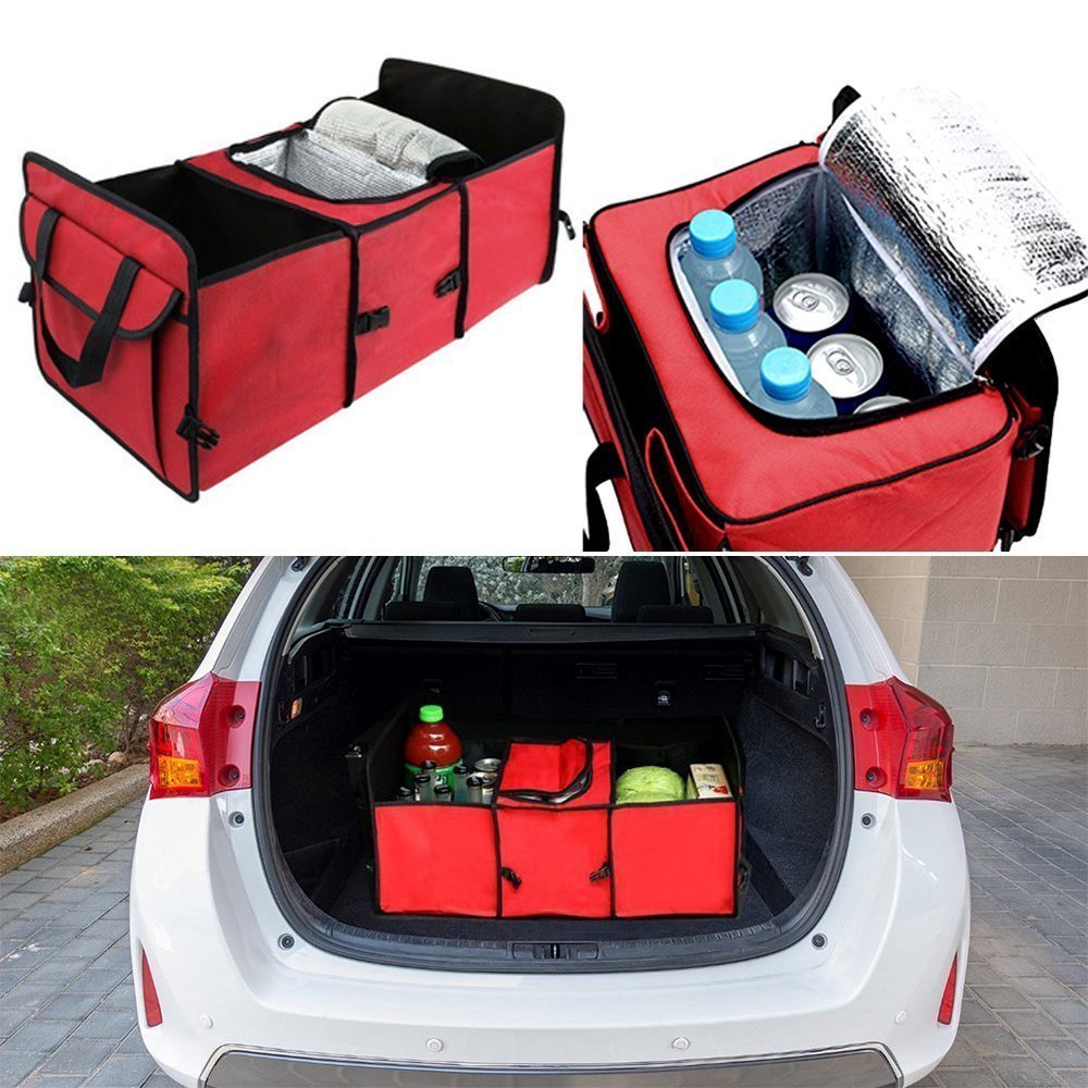 Trunk Organizer Foldable Car Storage Bag Collapsible Cargo Box Portable SUV Auto