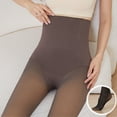 thumbnail image 3 of NAFUU Women Lined Tights Translucent Leggings Winter Thermal Tights High Waist Pantyhose Thick Warm Leggings Stockings Stretchy Tight Pants Warm Winter Tights, 3 of 7