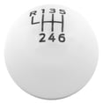 thumbnail image 2 of Ford Racing 15-19 Ford Mustang EcoBoost / GT w/ 6-Speed Manual Transmission Bullitt White Shift Knob, 2 of 8