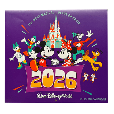 Disney Walt Disney World 2026 16 Month Calendar The Most Magical Place on Earth