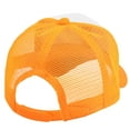 thumbnail image 5 of Falari 5-Panel Mesh Baseball Cap, Trucker Hat, Structured Plain Design, Cotton, Adjustable Size - Black & Gold, 5 of 7