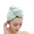 thumbnail image 3 of Gorro de toalla para el cabello, gorro grueso de secado rápido para mujeres, turbante absorbente de secado rápido para el cabello, 3 of 5