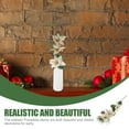 thumbnail image 4 of Gymnture 2pcs Christmas Flower Stems Christmas Flower Decoration Xmas Flower Picks, 4 of 10
