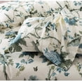 thumbnail image 2 of Ropa de Cama Estampado Floral Pájaros Flores Diseño Gris Polvoriento Funda Nórdica 100% Algodón, 2 of 6