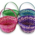 thumbnail image 5 of Round Woven Bamboo Easter Baskets with Hinged Handles - Pack of 4, 5 of 5