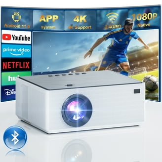 FANGOR DVD一体型プロジェクター Fangor 1080P HD Projector with Bluetooth, DVD Player, Compatible