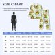 thumbnail image 4 of Fotbe Avocado Doing Sport Pijama de Hombre con Estampado de Manga Larga, Conjunto de 2 Piezas, Ropa de Dormir Suave y Cómoda con Bolsillos-Medium, 4 of 7