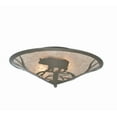 thumbnail image 5 of Meyda Tiffany 109373 Bear On The Loose 2 Light 22" Wide Semi-Flush Ceiling Fixture -, 5 of 7