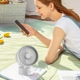 thumbnail image 4 of EUDIDV Portable Fan USB Desktop Fan- Small But Powerful-adjustable Mini Fan Table Fan- Better Cool Effect- Home Office- Car- Indoor And Outdoor;Suitable for Indoor and Outdoor Use, 4 of 7