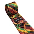 thumbnail image 5 of Juego de corbatas Barry.Wang African Kente de seda, 160 cm de longitud, 5 of 5