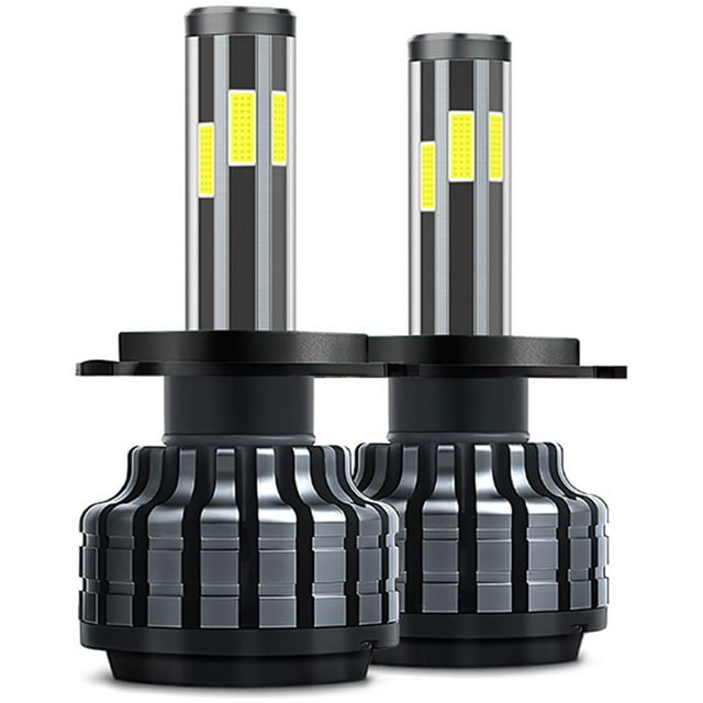H4/H7/H11 LED Headlight Bulbs 2Pcs LED Headlight Conversion Kit 6000K White Car Headlamps IP67 Waterproof Headlight Bulbs