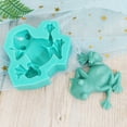 thumbnail image 2 of 3D Frog Shaped Silicone Mold Fondant Mold for Making Candy Handmade Soap, 2 of 14