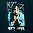 thumbnail image 3 of Poetic Justice Men's Black Short Sleeve T-Shirt, 3 of 4