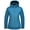 Blue, variant on Women's Lightweight Insulated Hybrid Jacket for Hiking Running Ski Warm Gray M