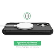 حافظة هاتف متينة متوافقة مع ONN MagSafe لهاتف iPhone 16 - أسود