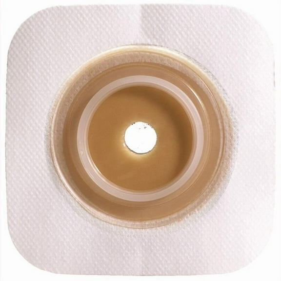 Sur-Fit Natura Ostomy Barrier, Pre-Cut, 4 x 4 Inch, Standard Wear, 45 mm Flange, 7/8 Inch Opening, 10 Count
