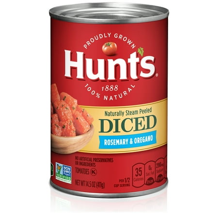 Hunt's Diced Tomatoes with Rosemary & Oregano, 14.5 oz
