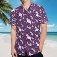 thumbnail image 5 of High Quality Hawaiian Shirts for Men Short Sleeve Aloha Beach Shirt Floral Summer Casual Button Down Shirts Blouses 4QFG5P, 5 of 7