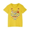thumbnail image 4 of Piuwrlz Kid Short Sleeve Sweatshirt Girls T-Shirts Yellow Size 5 Years, 4 of 4
