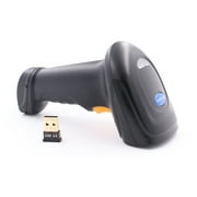 Barcode Scanner, Wireless Bluetooth Barcode Scanner, Laser Automatic Barcode Reader, Handhold Bar Code Scanner with USB Receiver, for Store/Supermarket/Warehouse