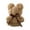 Coffee, variant on 1X Coral Fleece Bear Shaped Towel, Coral Fleece Bear Shape Towel 30X40Cm, Fdelink Bath Towel Baby Gift Bear Shape Packed Coral Velvet Gift Pineapple Plaid Towel Gift Bear Towel