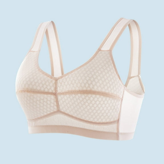 Xucatan Plus Size Maternity Bras for Women Full Coverage Wireless Adjustable Straps Cotton Bralette Soft Padded Support Sleep Bra Gift