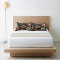 thumbnail image 6 of Yayeee Pillowcase King Size Set of 2 Satin Wrinkle Resistant Pillow Case, Dark Floral Pattern, 6 of 7