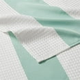 thumbnail image 3 of Madison Park Spa Waffle Shower Curtain With 3M Treatment - Water Repellent & Stain Resistant - Aqua - 72(W) X 72(L)- Machine Washable, 3 of 5