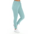 thumbnail image 3 of BSP Women's Athleisure Fleece Jogger Sweatpants With Rouching, 3 of 4