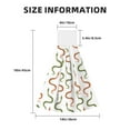 thumbnail image 3 of Kdxio Hand Drawn Snake Hand Towel with Loop Hanging Towel Absorbent Tie Towels for Kitchen Tea Bar Bathroom Decor, 3 of 7