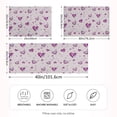 thumbnail image 2 of Ryvnso Satin Pillowcase Sparkling Hearts Pillow Cases Standard Size 40x20in, 2 of 6