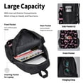 thumbnail image 4 of Balery Breast Cancer Awareness Mochila escolar 3 en 1 para niños: mochila resistente con lonchera térmica y estuche para lápices. Mochila escolar para niños y niñas., 4 of 7