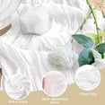 thumbnail image 3 of Mantel de mesa Wokceer Ivory, paquete de 3 unidades, 90 x 305 cm, 3 of 8