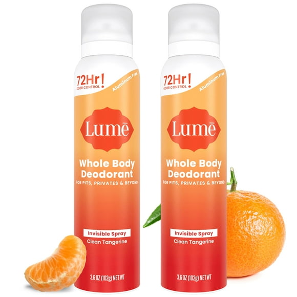 Lume Invisible Spray Deodorant For Women - Whole Body Deodorant Spray - 72 Hr Odor Control - Ozone Friendly, Natural Propellant - Aluminum & Baking Soda Free, Skin Lovin