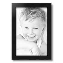 ArtToFrames 10x15 inch Black Steel Picture Frame, Black MDF Poster Frame (4639)