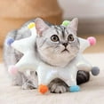 thumbnail image 3 of GROWTH TANK Collier Cône Ajustable pour Chiens et Chats en Forme d'Étoile Anti-Morsure Collier de Récupération pour Chat m, 3 of 9