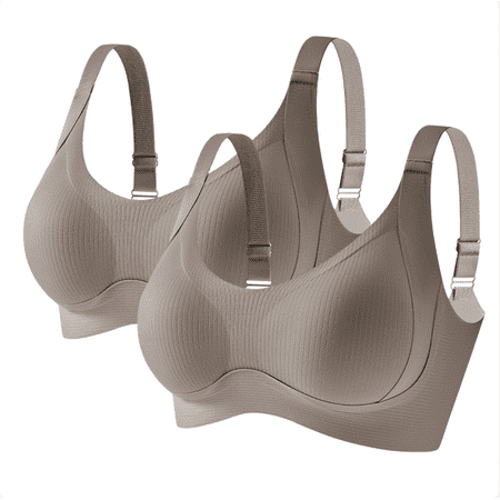 PRORMOOW High Impact Sports Bra  Running Sports Bras for Women  Wireless Push Up Bra  Women s Soft Large Size Seamless Lightly Steel Everyday Basic Ring Sexy Sports Beautiful Gathering Fixing Cup Bra