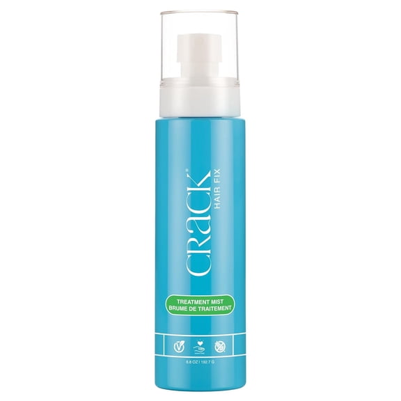 Crack Hair Fix Conditioning Leave-In Hair Mist with Frizz Control & Heat Protection, 6 oz Bottle