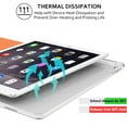 thumbnail image 6 of iPad 10.5 Inch Air 3rd Generation [ Air 3 2019 ] A2152 A2123 A2153 MQF12LL/A MQEY2LL/A MQF22LL/A MQF02LL/A PC Smart PU Leather Protective Hard Back Cover - Orange, 6 of 7