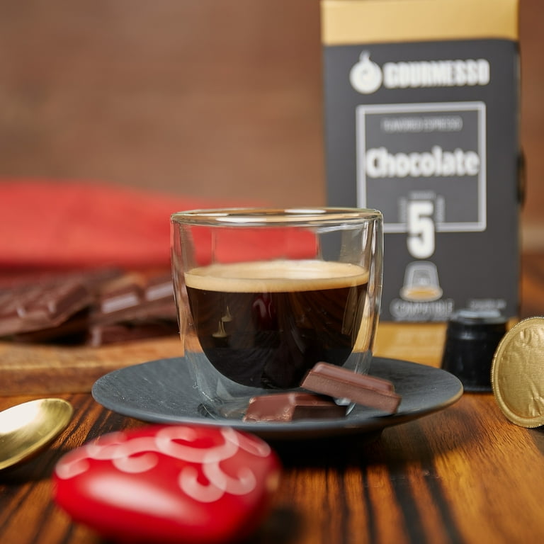 Gourmesso Flavor Bundle 50 Nespresso Compatible Coffee Capsules Fair Trade Espresso Variety Pack Walmart
