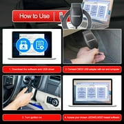 GODIAG GD101 J2534 Passthru Diagnostic Cable, OBD2 Scan Adapter fit for J1979 Vehicles