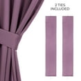 thumbnail image 4 of Superior Blackout Solid Light Filtering Grommet Curtain Panel Set, 46" x 108", Wisteria, 4 of 14