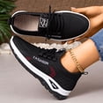 thumbnail image 3 of Rokment Cross Training Running Shoes for Women Lightweight Breathable Mesh Non Slip Comfortable Slip-On Walking Jogging Nursing Work Tennis Golf Sneakers Black Size 6, 3 of 6
