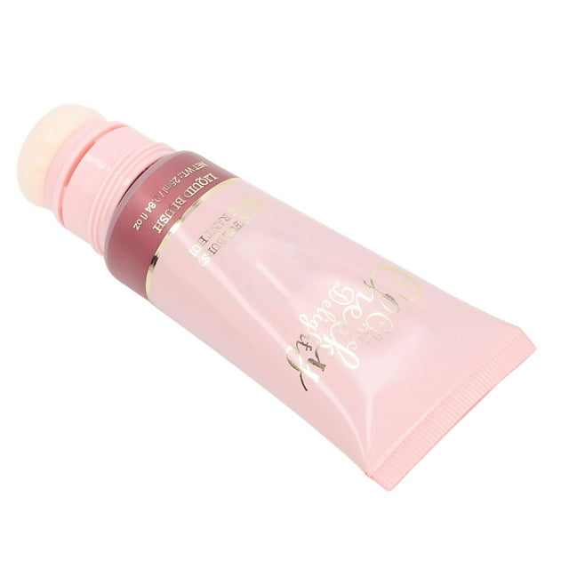 Baguette de Fard à Joues Liquide Scintillant Réfléchissant la Lumière avec Applicateur Coussin, Application Modulable et Mélangeable Sans Effort Baguette de Beauté Fard à Joues Liquide Réfléchissant la Lumière