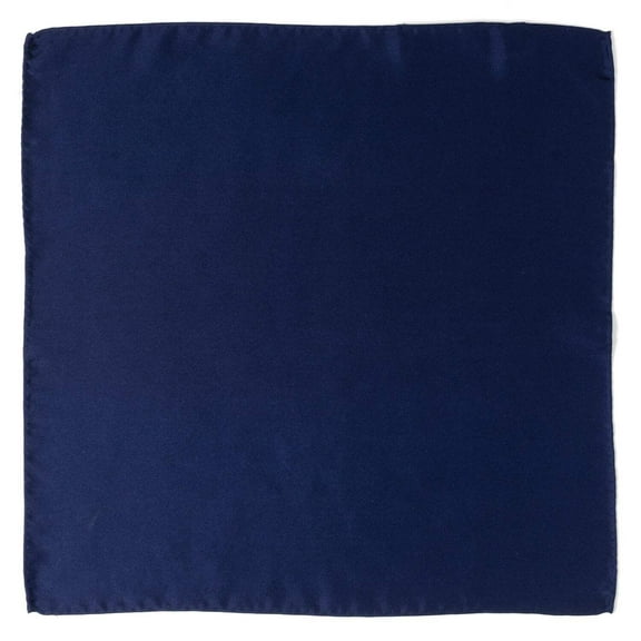 Navy Silk Pocket Square