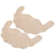 thumbnail image 4 of Pegatinas para cubrir pezones, encaje autoadhesivo desechable, ropa interior invisible en forma de EE. UU., almohadillas para sujetador (Caqui D), 4 of 5