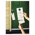 thumbnail image 4 of Door Hanger With Tear-Away Cards, 97 Bright, 65lb, 4.25 X 11, White, 2 Hangers/sheet, 40 Sheets/pack | Bundle of 5 Packs, 4 of 7