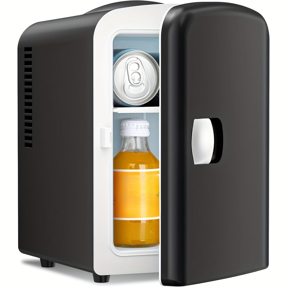 Mini Fridge for Skincare and Drinks, 1.06 Gal Portable Refrigerator for Bedroom